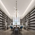 Reading area 3d model