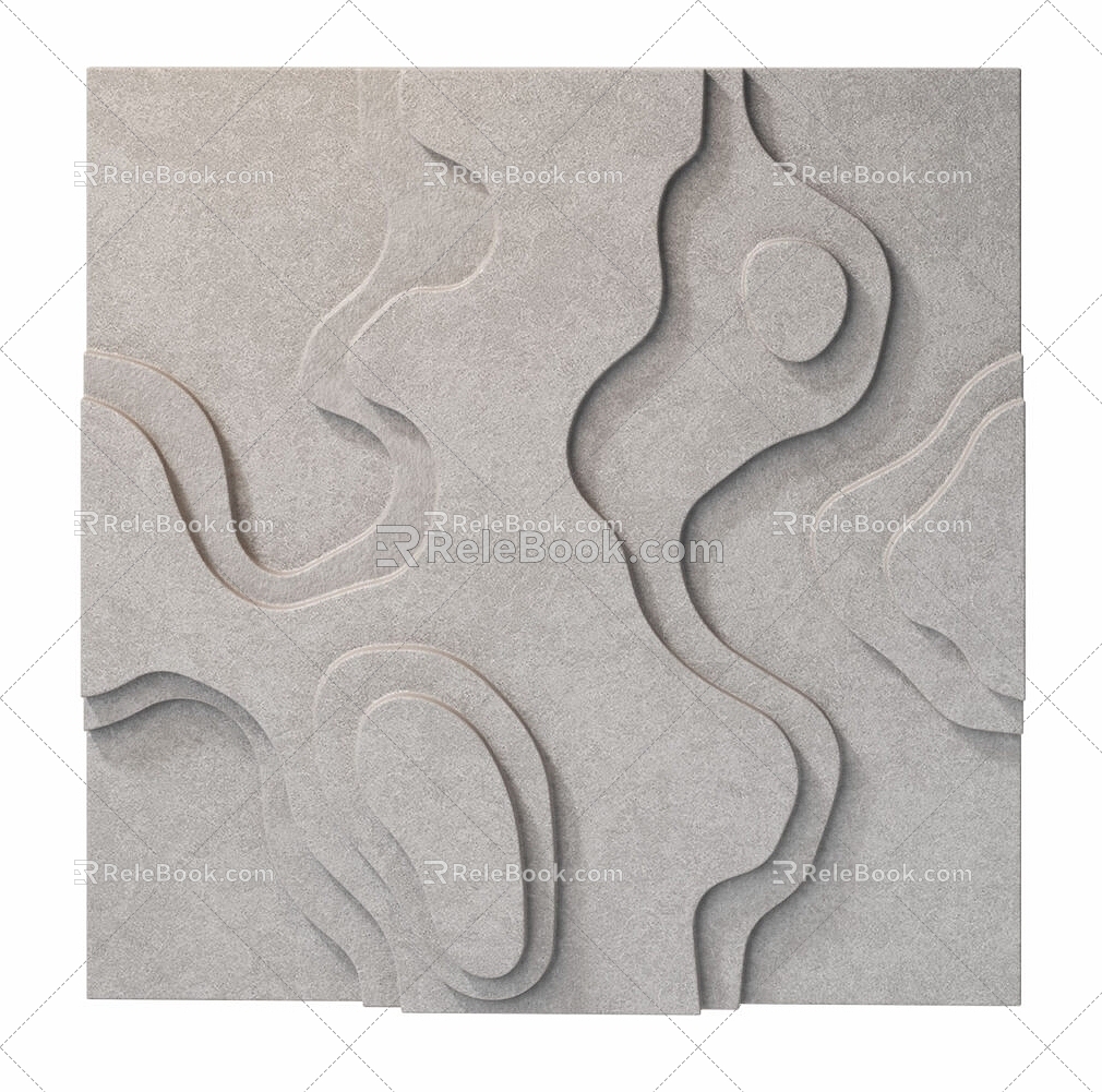 Modern Wall Decoration 3d model