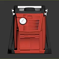 Schumacher Simplicity 1750 Red Portable Machine With Black Handle And Design
