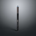 Stylish Modern Pen Design With Sleek Black Body And Blue Accent Top