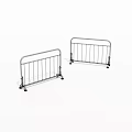 Portable Metal Safety Railings With Stable Base For Event Crowd Control