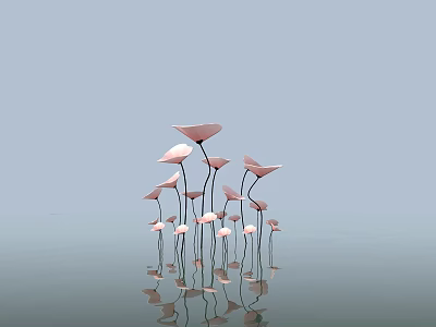 modern lotus 3d model