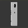Microsoft Smartphones Side By Side With Sleek Black Design Rear Camera And Front Screen