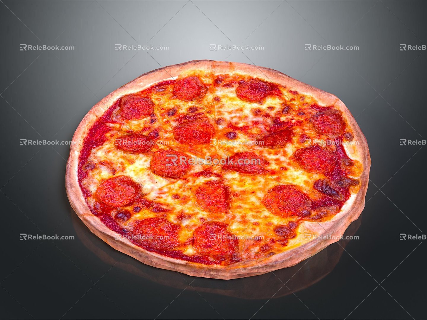 Pizza Durian Pizza Strawberry Sauce Pizza Fruit Pizza Spicy Crawfish Pizza Chicken Pizza 3d model