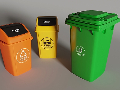 trash can 3d model