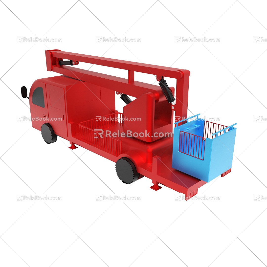 Special Operation Function Vehicle Road Rescue Vehicle Urban Greening Pruning Vehicle Lifting Dobby Vehicle Hydraulic Lifting Vehicle Hydraulic Arm Lifting Vehicle Engineering Vehicle 3d model