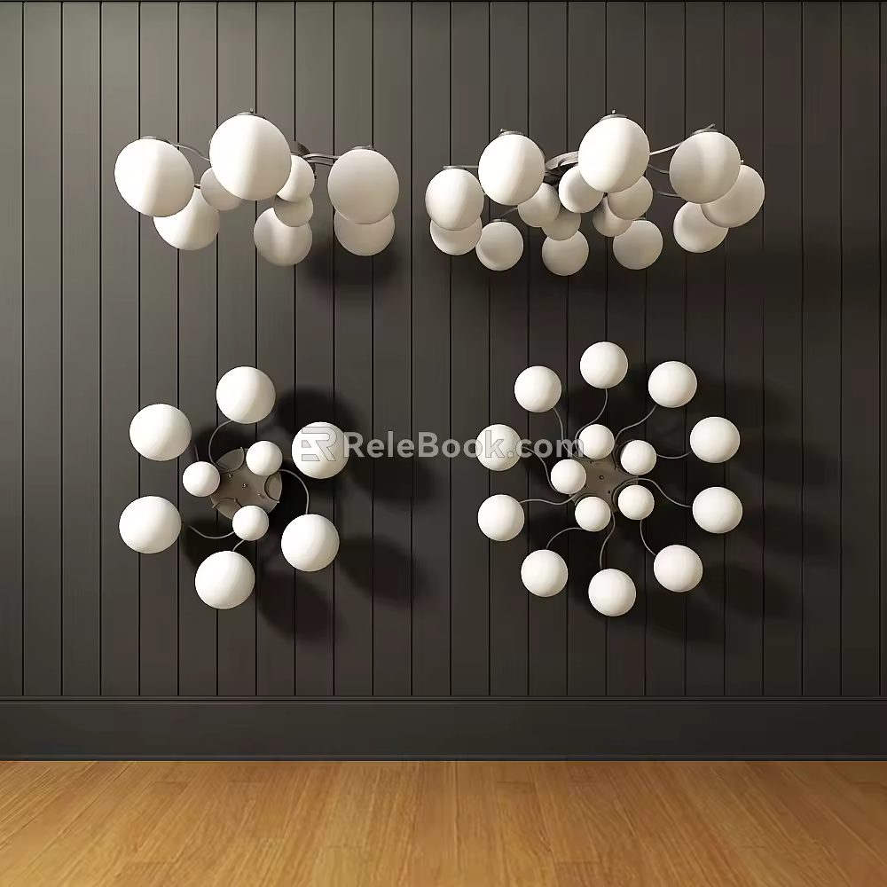 Modern Ceiling Light Bulb Ceiling Light 3d model