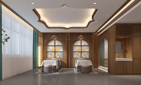 Southeast Asia Spa Beauty Salon Beauty Indoor 3d model