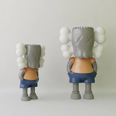 Modern ornaments Doll ornaments 3d model