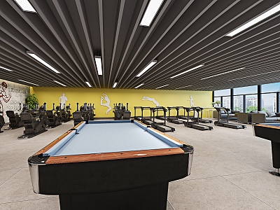 Modern Gym 3d model