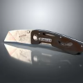 Stanley Utility Knife Weapon Featuring Metal Blade And Reflective Handle Surface