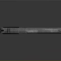 Handgun Pistol With Metallic Silver Body And Single Bullet On Dark Reflective Surface