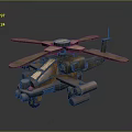 Vintage Military Airplane With Red Lights Weapon Mounts And Dark Background