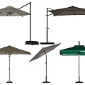 Outdoor Sunshade Umbrella Collection With Various Styles And Color Options
