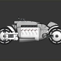 Modern Motorcycle Jet Motorcycle Sci-Fi Motorcycle Concept Motorcycle 3d model