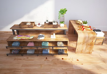 Modern shelf Nakajima 3d model