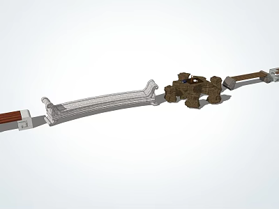 New Chinese Tea Table and Chair Sitting Stool Coffee Table 3d model