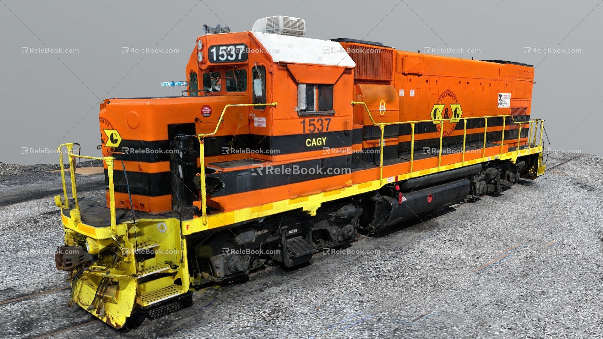 Train 3d model