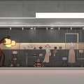 Modern Elegant Fashion Boutique Window Display With Stylish Mannequins Handbags Shoes And Unique Decorations
