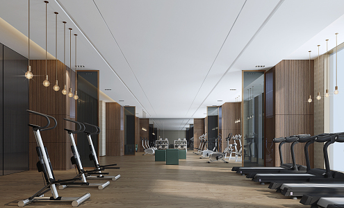 Modern Gym 3d model