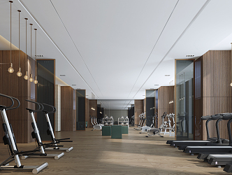 Modern Gym 3d model