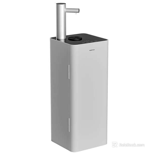 Modern Standing Automatic Water Dispenser With Sleek Design And Easy Operation Features 3d model 