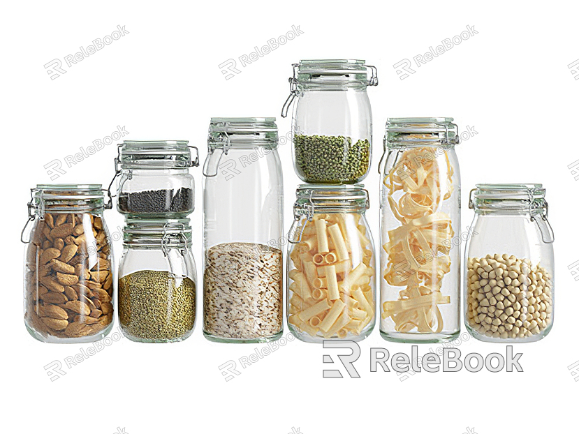 Modern Seasoning Bottle Kitchen Condiment Combo model