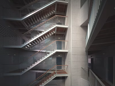 modern building outdoor 3d model