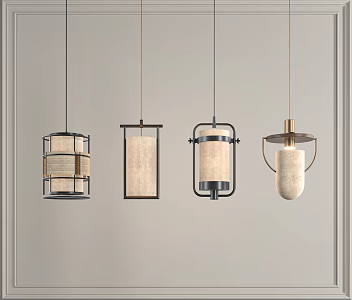Antique chandelier bedside chandelier 3d model
