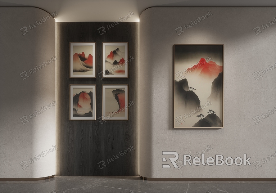 Painting Decorative Painting Landscape Painting Hanging Painting New Chinese Style Painting model