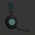Modern Electronic Headphones With Illuminated Design And High Quality Audio Features