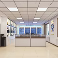 Modern Security Monitoring Room Interior With Multiple Monitor Screens And Control Consoles