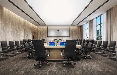 Modern Conference Room 3d model