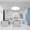 Modern spa beauty salon beauty room 3d model