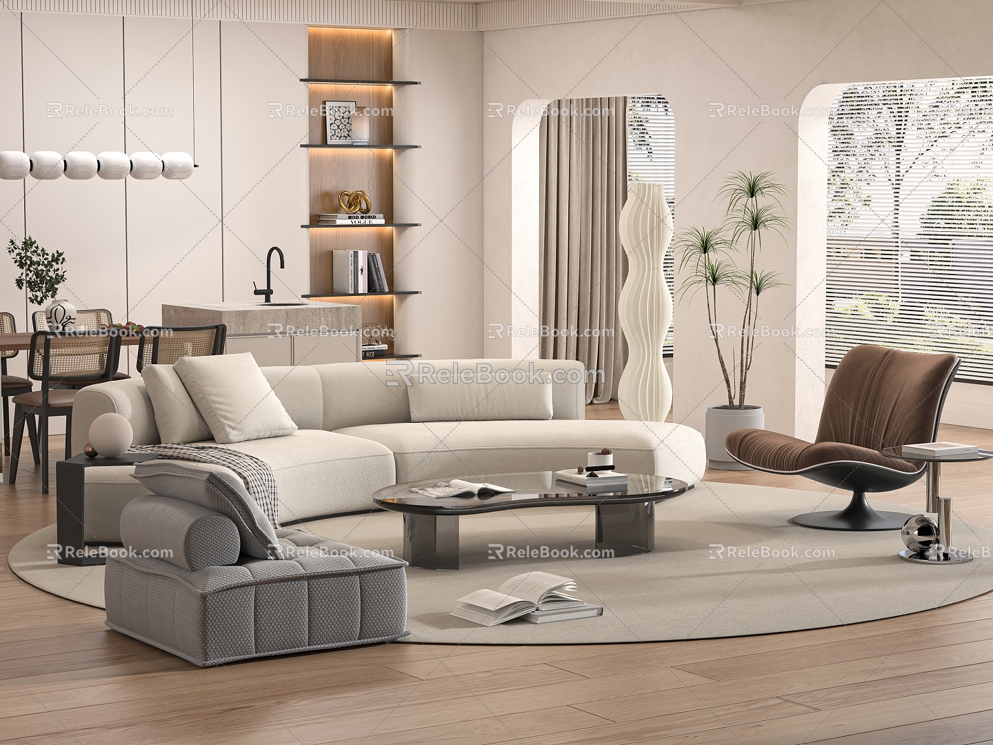 Home Living Room 3d model