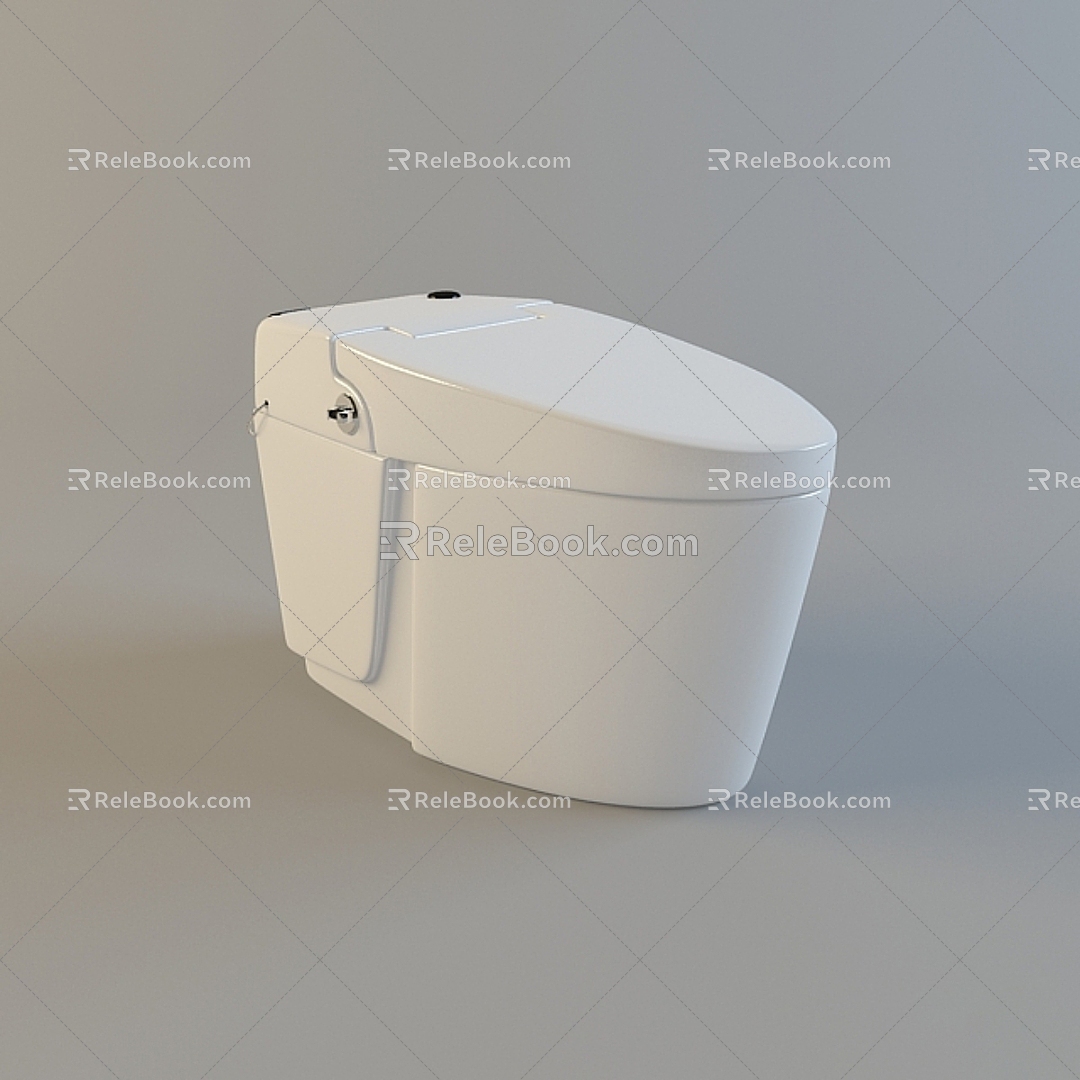 Smart Toilet Toilet 3d model