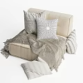 Modern Lazy Sofa 3d model