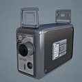 Retro Digital Camera With Classic Metal Body Leather Grip And Adjustment Dials