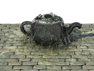 Modern fountain teapot Yongquan water feature 3d model Modern fountain teapot Yongquan water feature 3d model