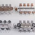Modern Office Conference Tables With Different Shapes And Matching Chairs