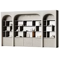 Bookcase Display Cabinet Decorative Cabinet 3d model
