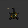 Green Passenger Plane Model Toy Featuring Propeller Yellow and Black Decorative Details