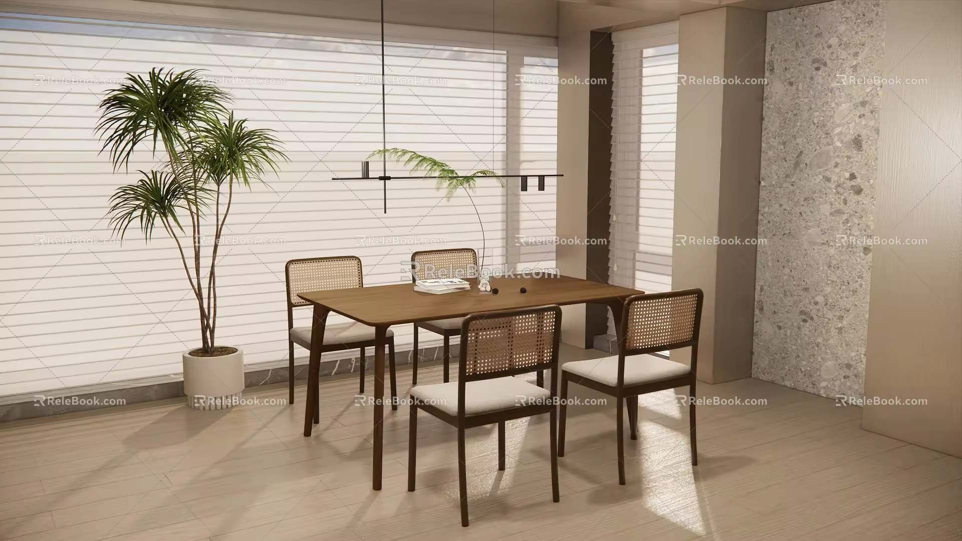 Modern leisure table and chair dining table and chair combination dining table and chair seat combination coffee table and chair multi-person dining table and chair combination 3d model
