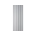 White Vertical Striped Wooden Wall Paneling For Modern Interior Wall Decor