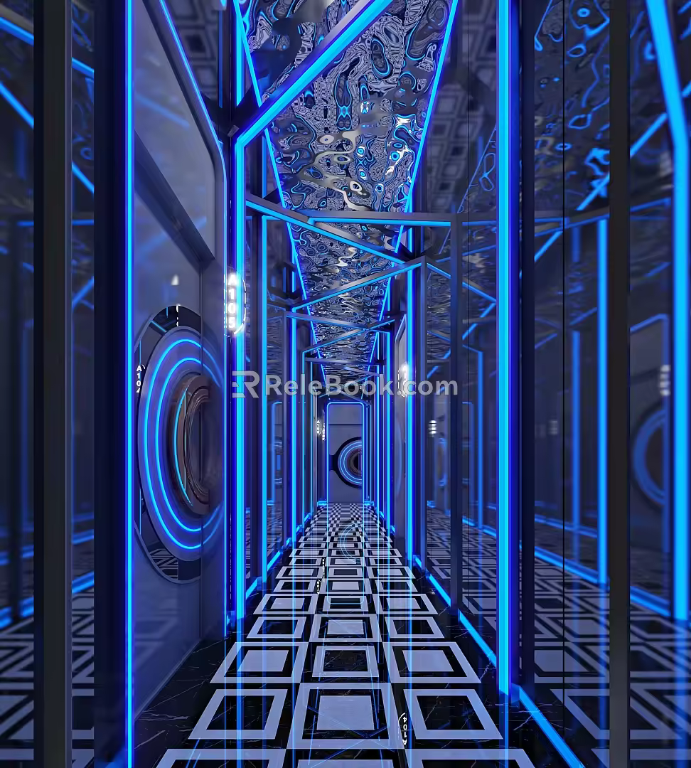KTV Corridor 3d model