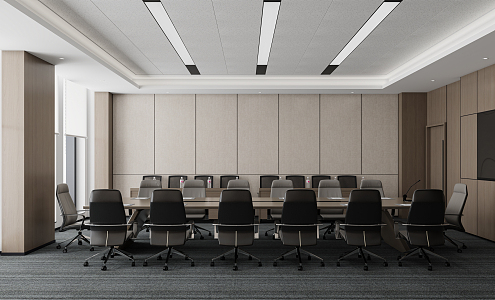 Modern Conference Room 3d model