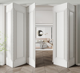 Jane ou folding door 3d model