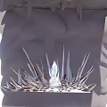 Ice Sculpture Photo Spot With Hanging Ice Spikes Ice Wall And Crown