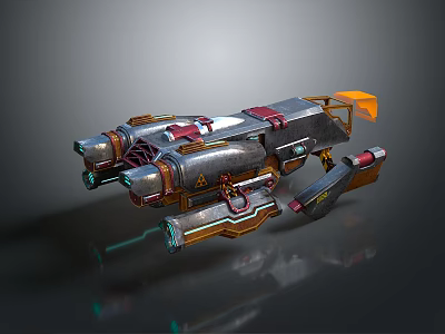 Science Fiction Firearms Next Generation Firearms Science Fiction Game Gun Game Firearms Game Gun Concept Gun Laser Gun 3d model