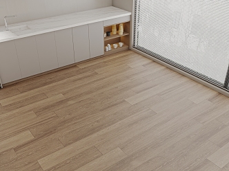 Modern Log Wind Wood Flooring Wood Flooring Cream Wind Solid Wood Flooring Composite Wood Flooring 3d model